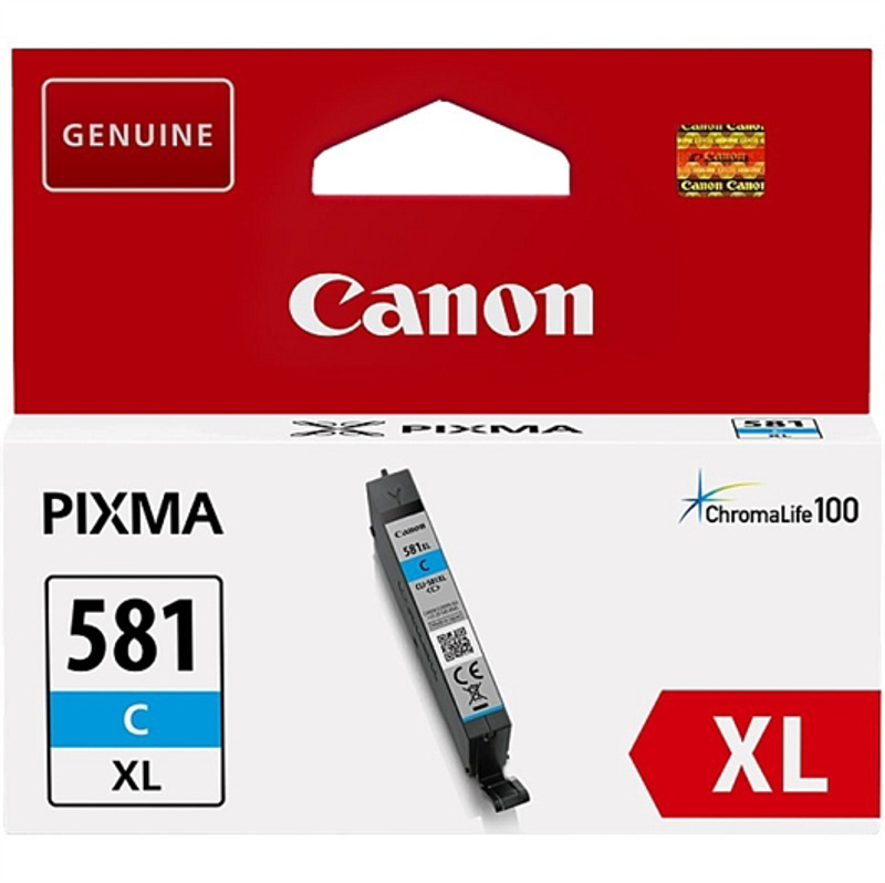 Slika - Canon CLI-581C XL modra, originalna kartuša