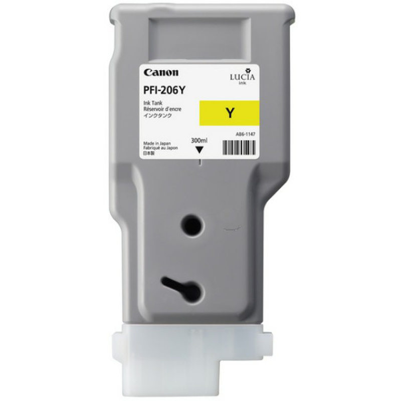 Slika - Canon PFI-206 rumena (5306B001), originalna kartuša