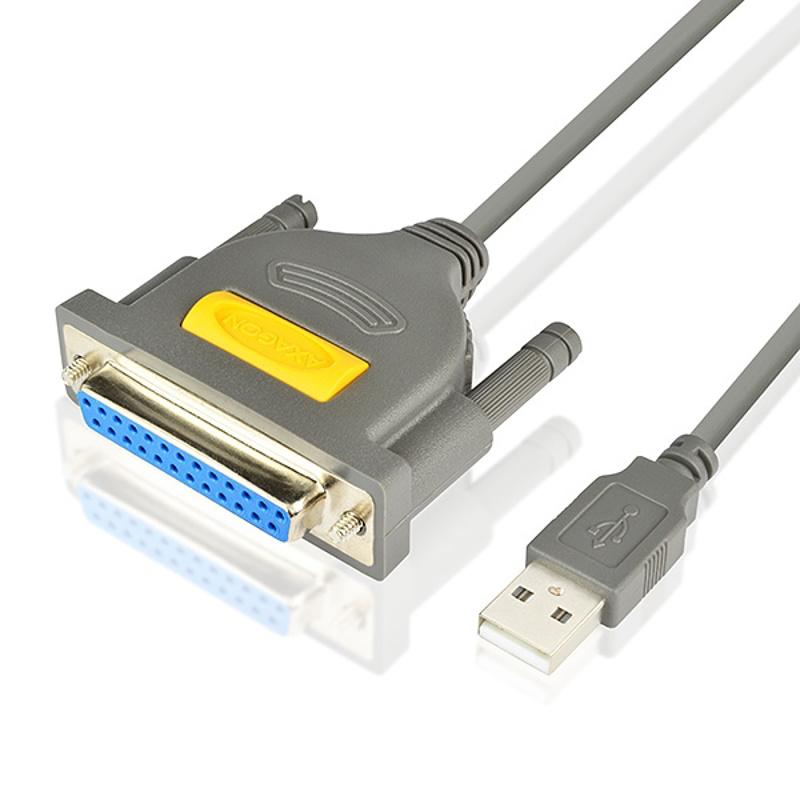 Slika - Axagon ADP-1P25, 1,5m (Grey), USB adapter kabel za tiskalnik