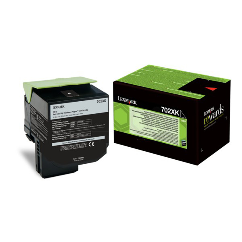 Slika - Lexmark 702XK (70C2XK0) črn, originalen toner