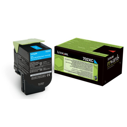 Lexmark 702XC (70C2XC0) moder, originalen toner