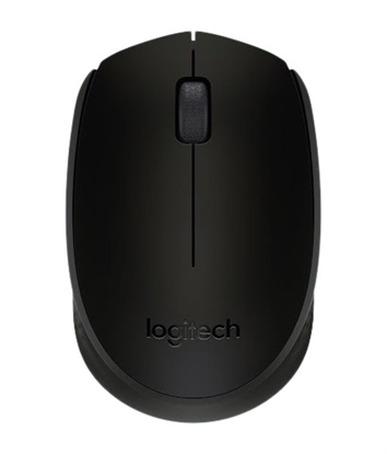 Logitech B170 črna mini brezžična miška