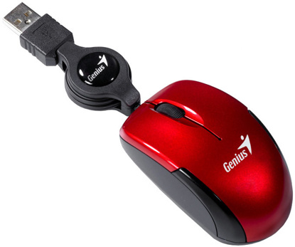 Genius Micro Traveler V2 (31010125107) rdeča mini miška