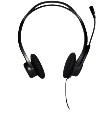 Logitech PC 960 2.0 USB (981-000100) črne, slušalke z mikrofonom