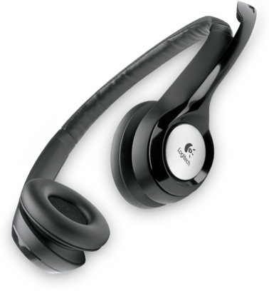 Logitech H390 2.0 črne, slušalke z mikrofonom