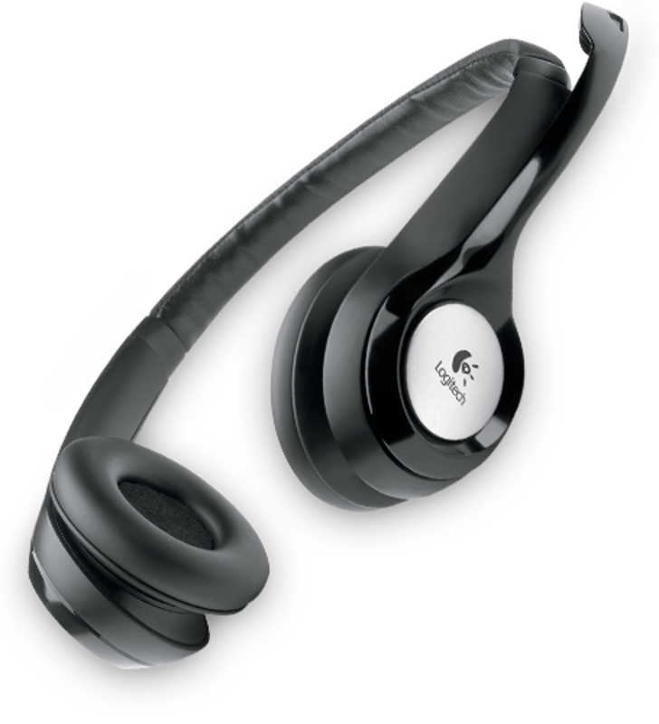 Slika - Logitech H390 (981-000406) 2.0 črne, slušalke z mikrofonom