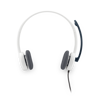 Slika - Logitech H150 2.0 bele, slušalke z mikrofonom