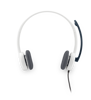 Slika - Logitech LOGI H150 (981-000350) 2.0 bele, slušalke z mikrofonom