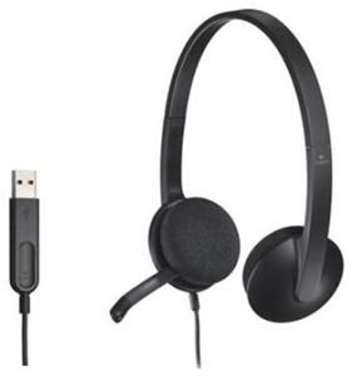 Logitech H340 2.0 črne, slušalke z mikrofonom