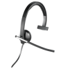 Slika - Logitech LOGI H650E Mono (981-000514) sive, slušalke z mikrofonom