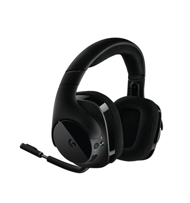Logitech G533 brezžične DTS 7.1 Gaming črne, slušalke z mikrofonom