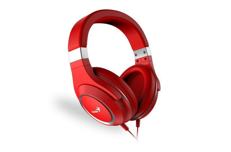 Slika - Genius HS-610 (31710010402) 2.0 rdeče, slušalke z mikrofonom