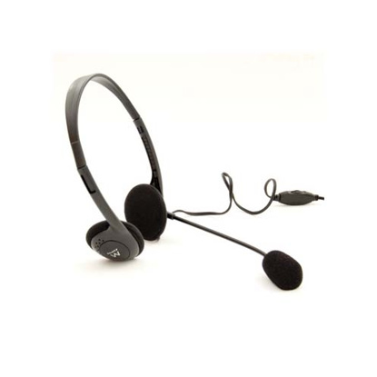 Ewent EW3563 2.0 črne, slušalke z mikrofonom