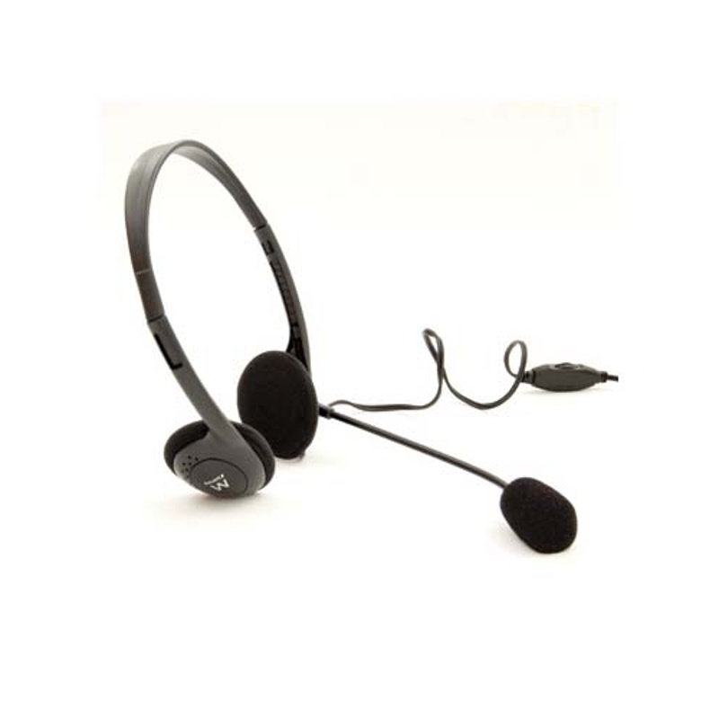 Slika - Ewent EW3563 2.0 črne, slušalke z mikrofonom