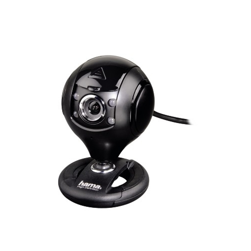 Slika - Hama Spy Protect HD Mic 720p Black, spletna kamera