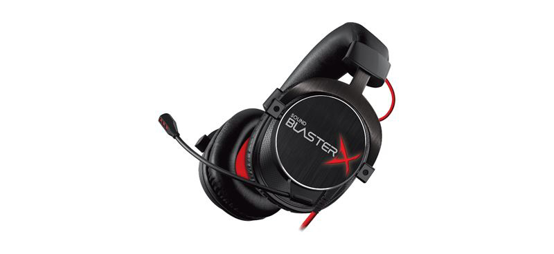 Slika - Creative Sound BlasterX H7 Tournament Edition USB 7.1 Gaming Black, slušalke z mikrofonom