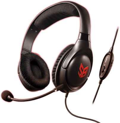 Creative Sound Blaster Blaze Performance Gaming 2.0 črne, slušalke z mikrofonom