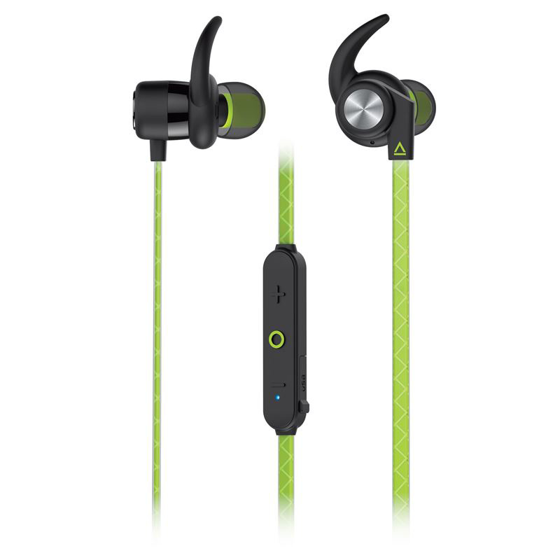 Slika - Creative Outlier Sport bluetooth in ear 2.0 Green, brezžična mobilna sušalka z mikrofonom