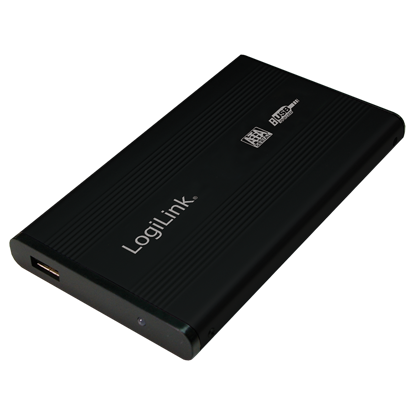 Logilink UA0041B 2,5" SATA USB 2.0 Aluminium Black, ohišje za disk