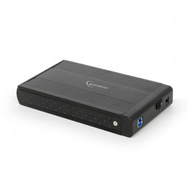 Slika - Gembird 3,5" EE3-U3S-3 USB3.0 Black, ohišje za disk