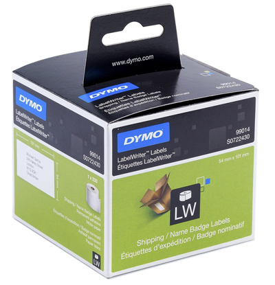 Dymo 99014 (S0722430) 101mm x 54mm x 220 White, etikete