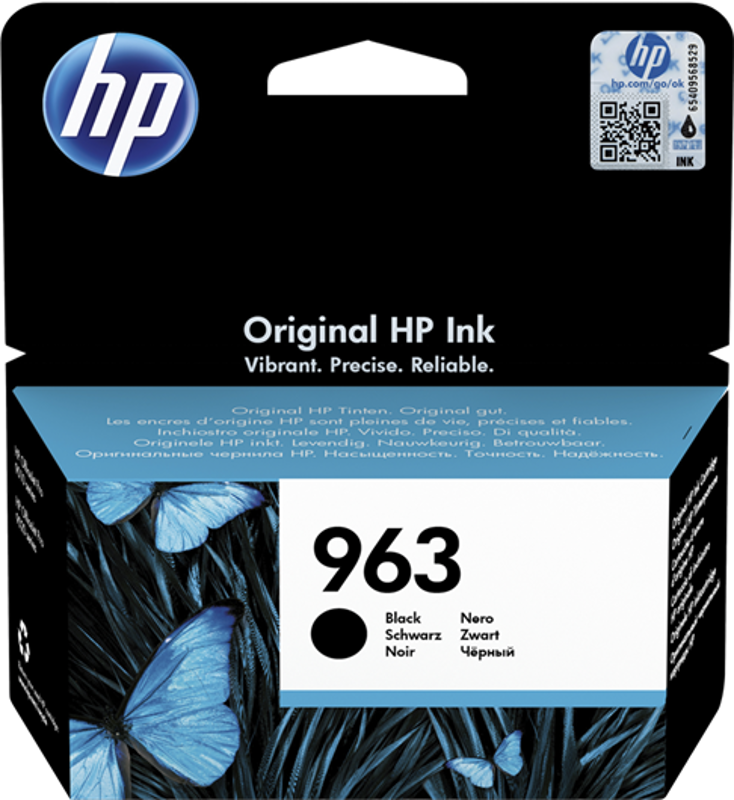 Slika - HP 3JA26AE nr.963 črna, originalna kartuša