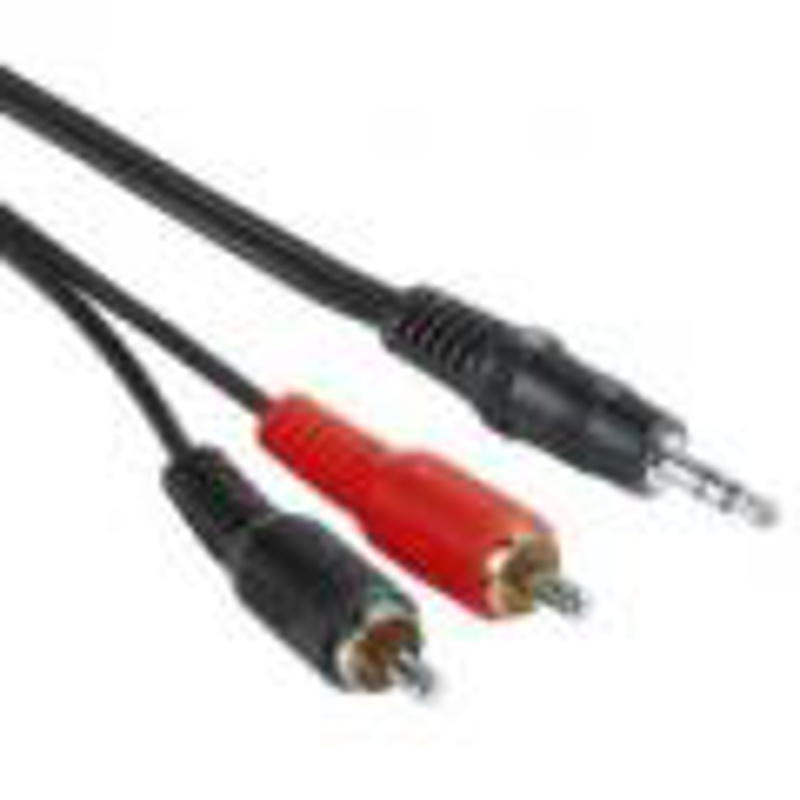 Slika - 3,5 Stereo Jack (M) - 2RCA (M), 10m, audio kabel