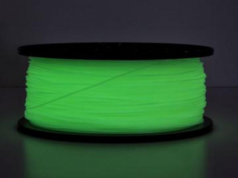 Slika - 3D Filament ABS 1,75 mm sveti v temi 1kg zelena