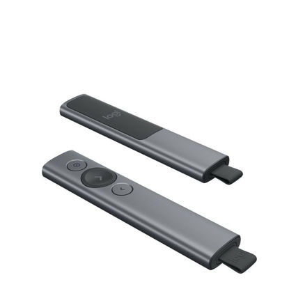 Logitech LOGI Spotlight Presentation Remote napredni brezžični prezentator siv (910-004861)
