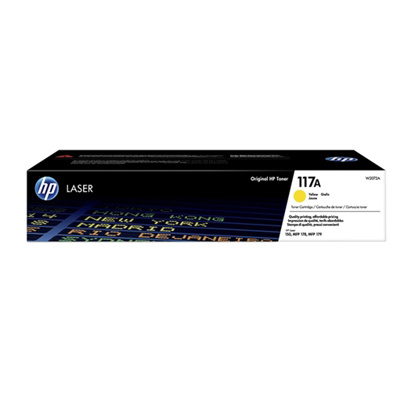 HP W2072A (117A) rumen, originalen toner