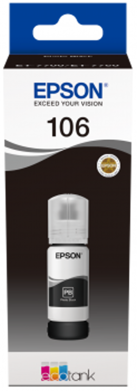 Slika - Epson 106 (C13T00R140), Photo črno, originalno črnilo