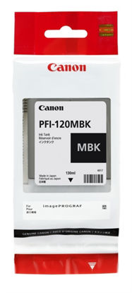 Canon PFI-120MBK, mat črna, originalna kartuša