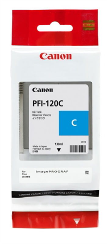 Slika - Canon PFI-120C modra, originalna kartuša