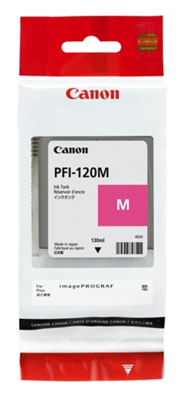 Slika - Canon PFI-120M škrlatna, originalna kartuša