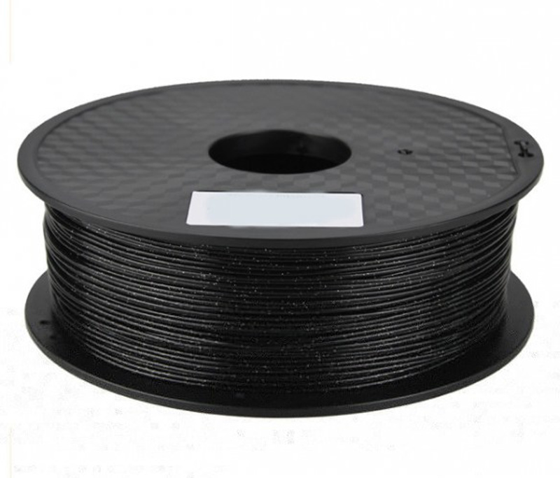 Slika - 3D filament PLA 1,75 mm 1kg bleščeče črna