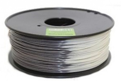 3D Filament ABS 1,75 mm 1kg teperaturna sprememba barve siva - bela