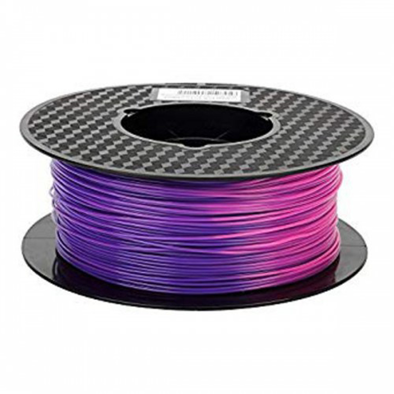 Slika - 3D Filament ABS 1,75 mm 1kg teperaturna sprememba barve vijolična/roza