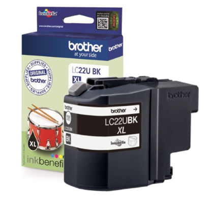 Brother LC-22U BK (LC22UBK) črna, originalna kartuša
