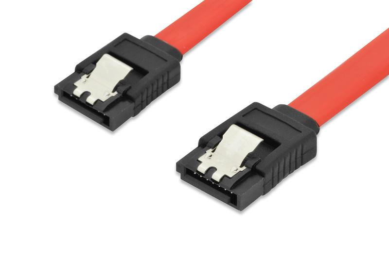 Slika - Ednet 84141 (7PIN) SATA L – SATA L 0,5m Red, kabel