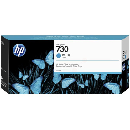 HP P2V68A nr.730 modra 300ml, originalna kartuša