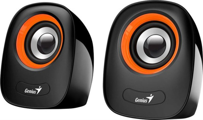 Genius SP-Q160 (31730027402) 2.0 USB črn/oranžna, zvočniki
