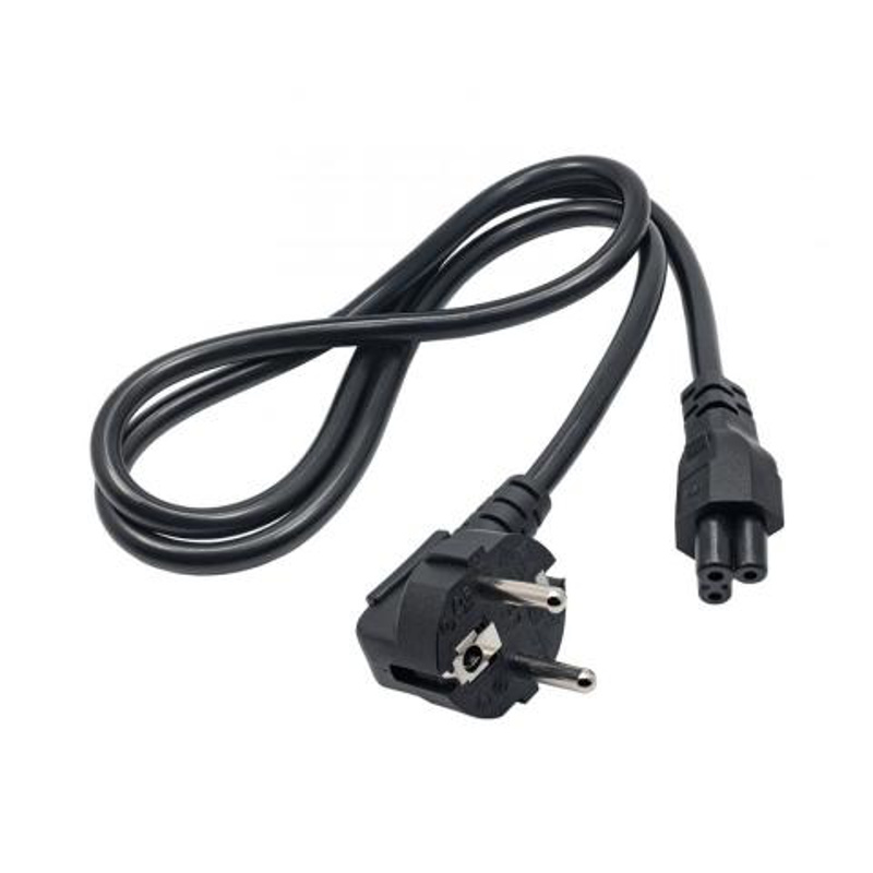 Slika - Akyga AK-NB-08A C5 220V, Tripolar 1m Black, napajalni kabel