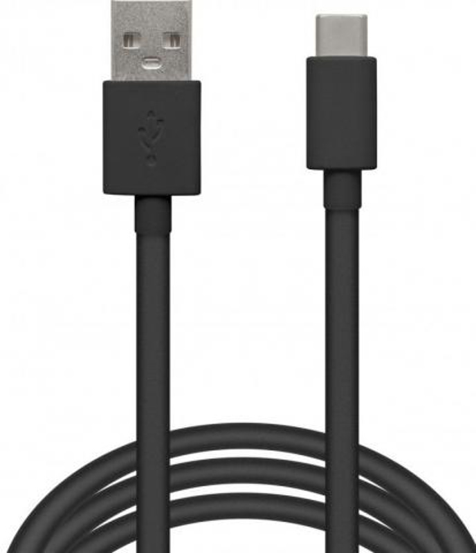 Slika - Delight 55550BK-1 USB C - USB A FLAT 1m Black kabel