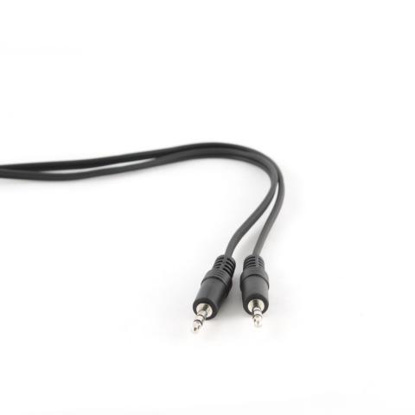 Gembird 3,5 jack M/M 1,2m Black, audio kabel