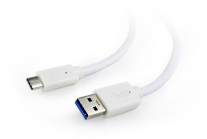 Gembird CCP-USB3-AMCM-1M-W USB3.0 AM na Type-C kabel 1m Bela