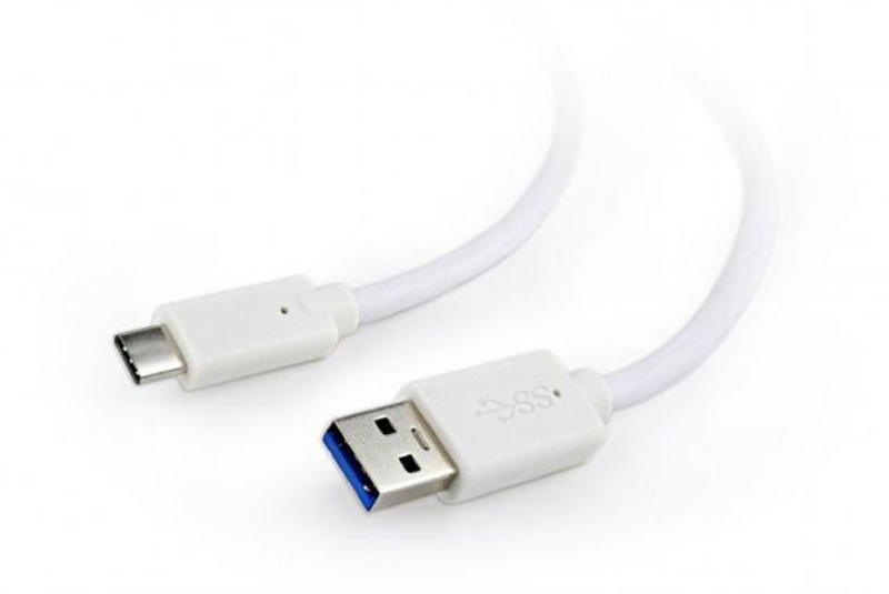 Slika - Gembird CCP-USB3-AMCM-1M-W USB3.0 AM na Type-C kabel 1m Bela