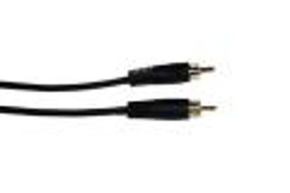 2RCA M/M 2m Black, audio kabel
