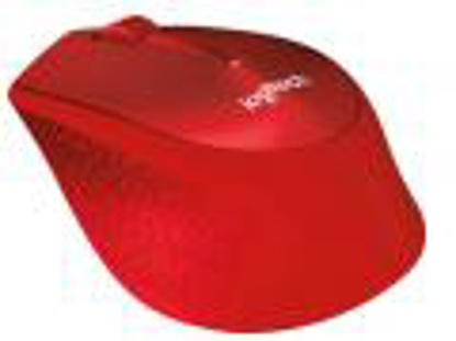 Logitech M330 tiha Plus rdeča brezžična miška