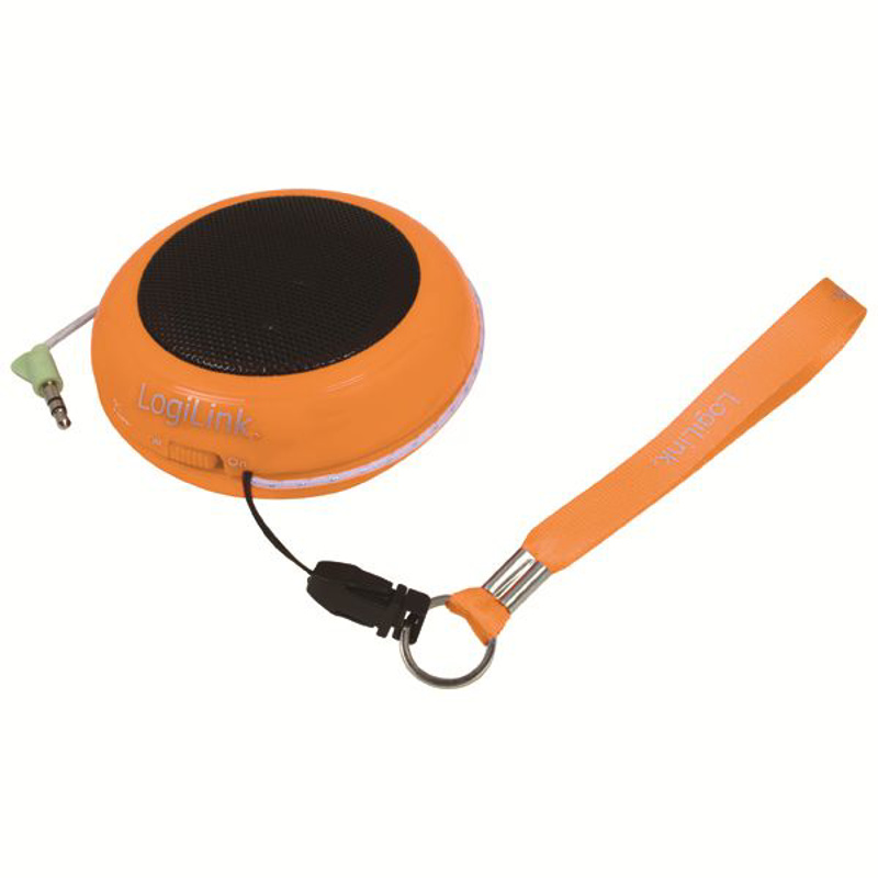 Slika - Logilink SP0016 prenosni jack oranžna, zvočnik