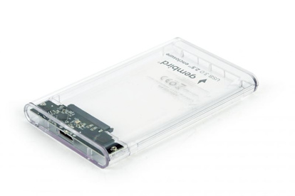 Gembird EE2-U3S-5-S USB 3.0 Enclosure Transparent, ohišje za disk